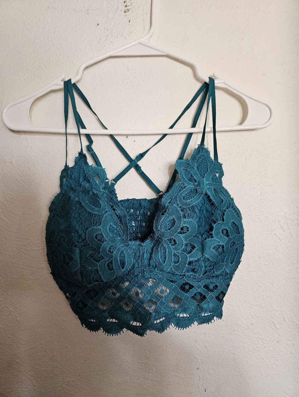 Teal Lace Bralette